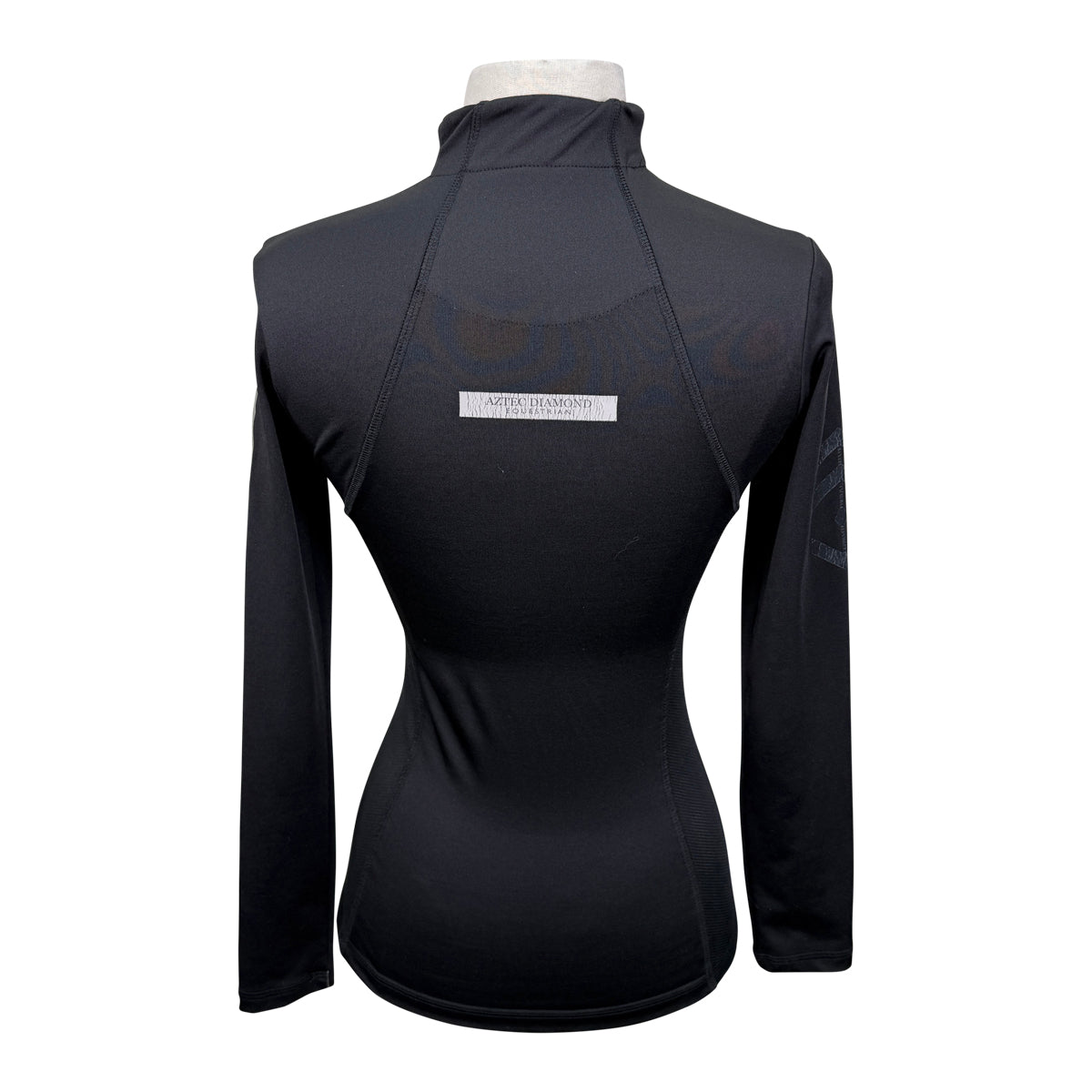 Aztec Diamond 1/4 Zip Long Sleeve Base Layer in Black