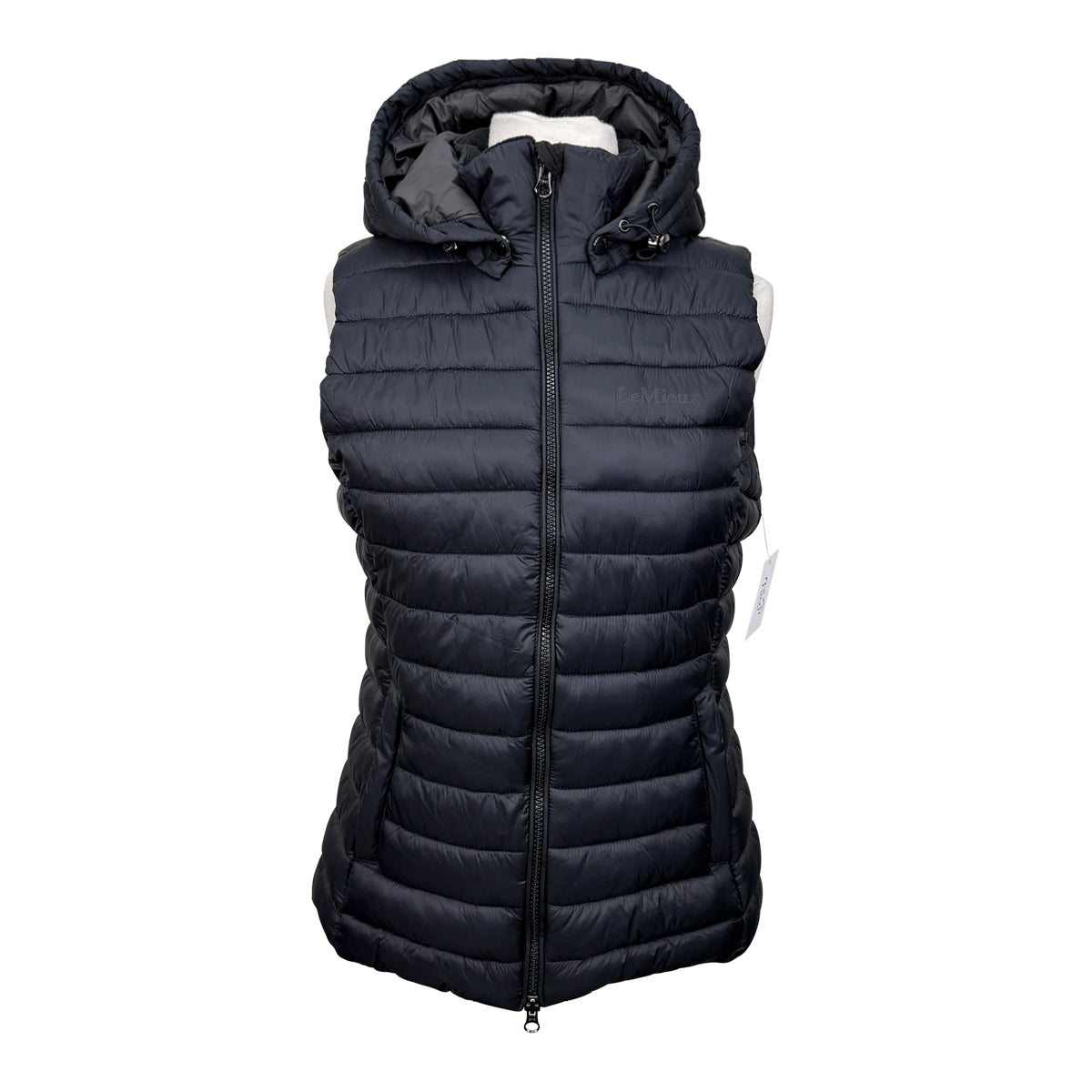 LeMieux 'Tilly' Hooded Puffer Vest in Black
