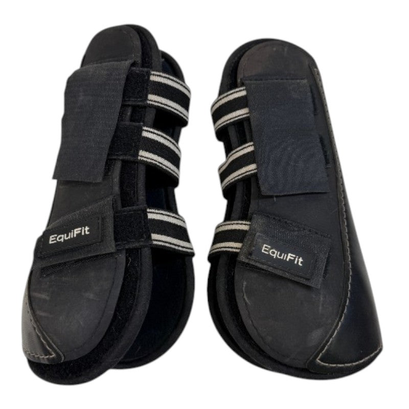 EquiFit T-Boots Open Front Boots in Black - Pony