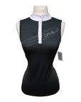 Cavallo 'Salsa' Competition Shirt in Black & White Polka Dot