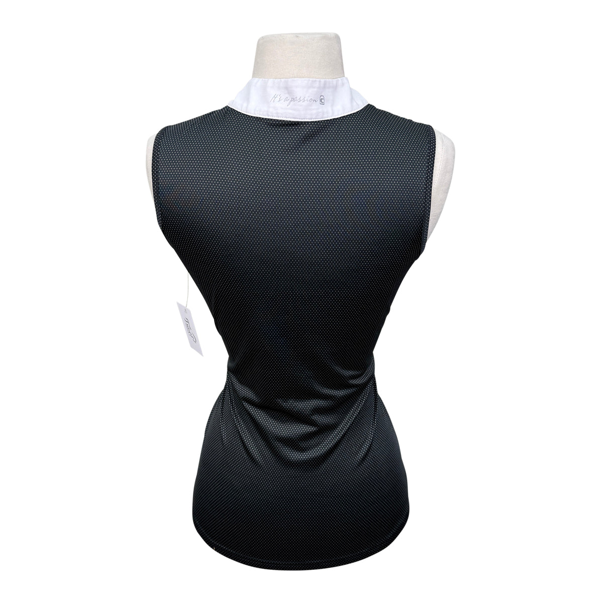 Cavallo 'Salsa' Competition Shirt in Black &amp; White Polka Dot