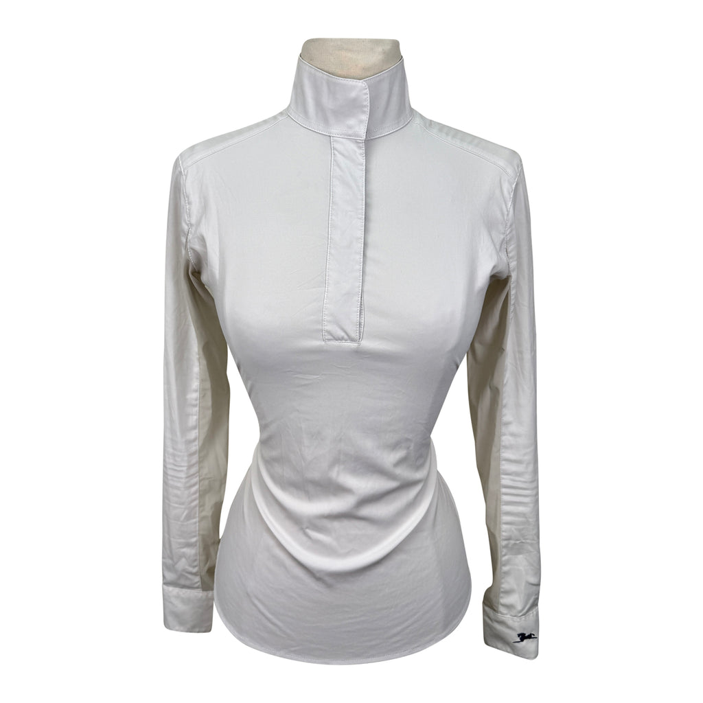 RJ Classics 'Carly' Long Sleeve Show Shirt in White