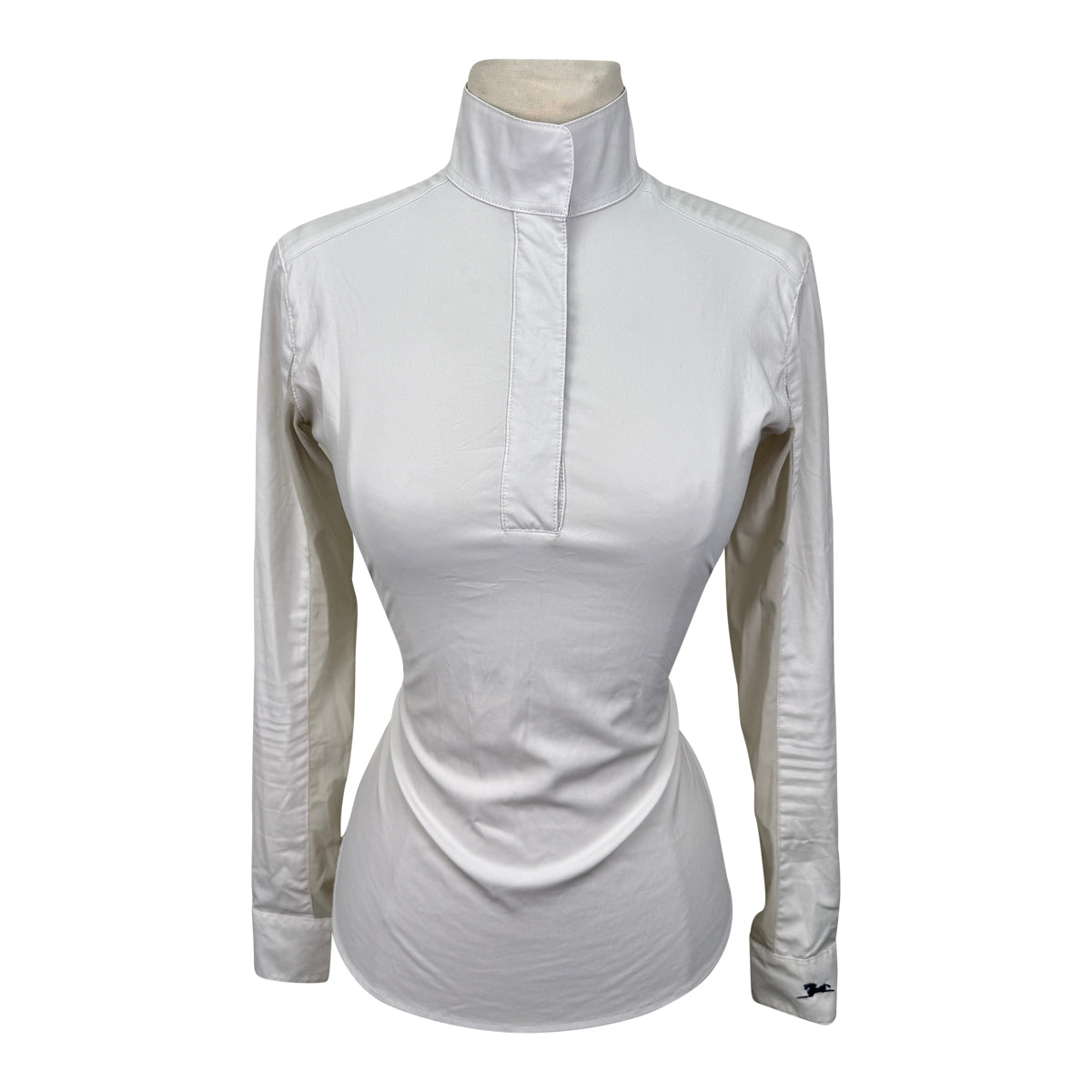 RJ Classics 'Carly' Long Sleeve Show Shirt in White