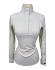 RJ Classics 'Carly' Long Sleeve Show Shirt in White