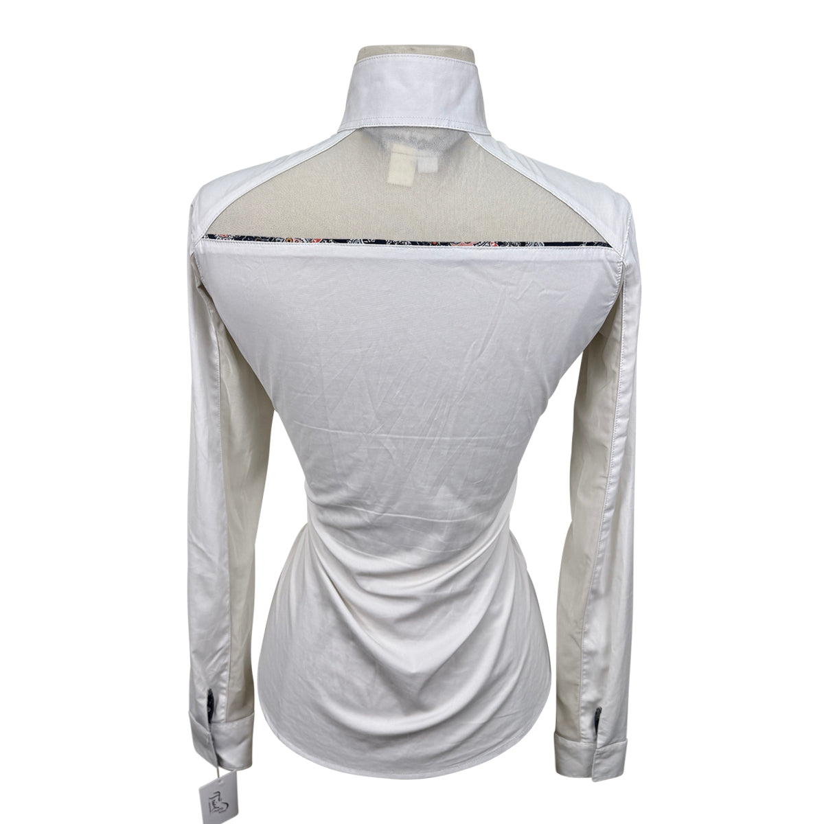 RJ Classics 'Carly' Long Sleeve Show Shirt in White