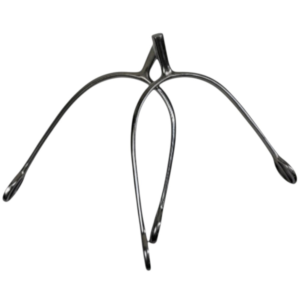 Metalab Prince of Wales Spurs in Stainless Steel - 1 1/4"