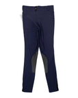 Kerrits 'Crossover' Knee Patch Breeches in Navy - Children's XL