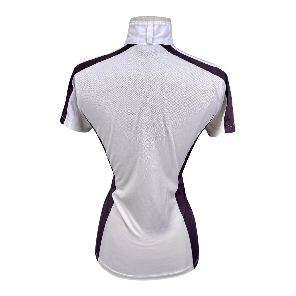 Ariat Pro Series Short Sleeve Shirt in White/Burgundy