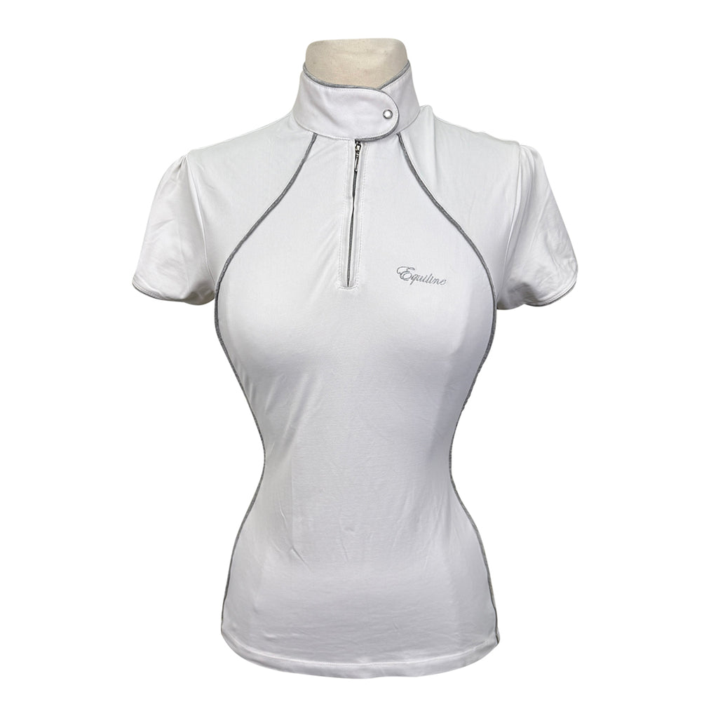 Equiline Competition Shirt in White 