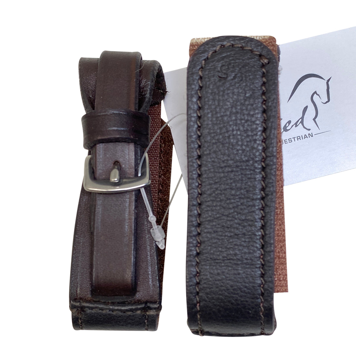 Easy-On Garter Straps in Brown