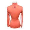 Kastel Long Sleeve 1/4 Zip in Neon Peach 