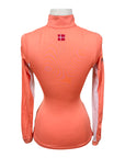 Kastel Long Sleeve 1/4 Zip in Neon Peach 