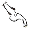 Leather Side Reins with Donut in Brown