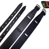 Tory Leather Jodhpur Garter Straps in Black