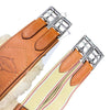 Edgewood Sheepskin Single End Elastic Girth in Chestnut