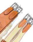 Edgewood Sheepskin Single End Elastic Girth in Chestnut