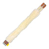 Edgewood Fancy Stitched Single Elastic Removable Sheepskin Girth in Chestnut 