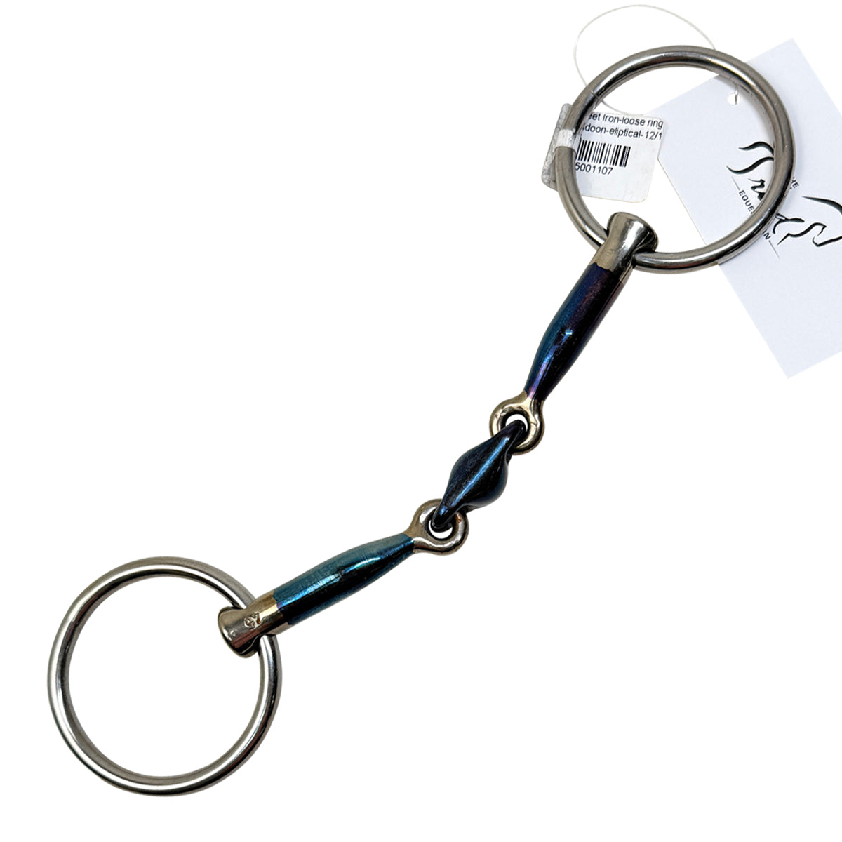 Trust Sweet Iron Loose Ring Bradoon Elliptical Bit in Sweet Iron - 14.5cm / 5.5"