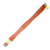 Edgewood Fancy Stitched Single Elastic Removable Sheepskin Girth in Chestnut