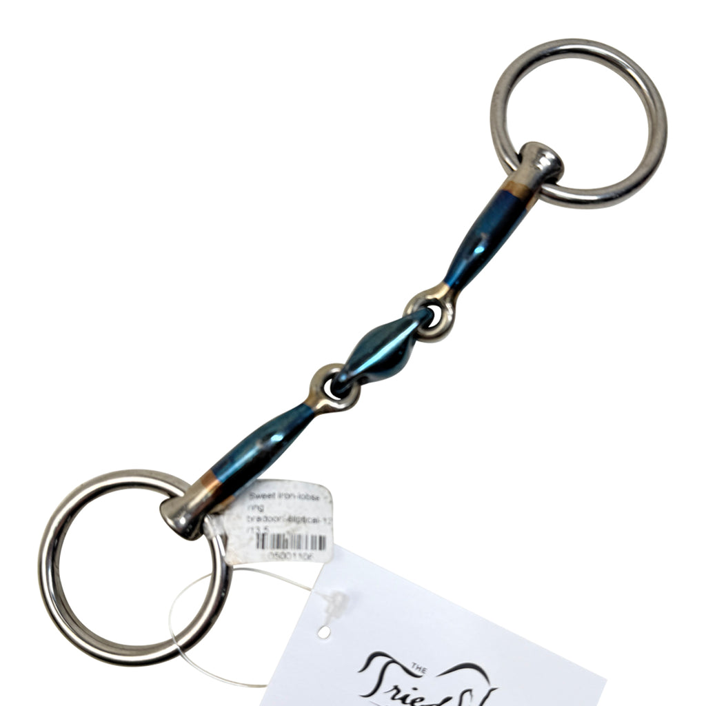 Trust Sweet Iron Loose Ring Bradoon Elliptical Bit in Sweet Iron - 13.5cm / 5.25"