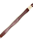 Edgewood Fancy Stitched Single Elastic Removable Sheepskin Girth in Brown