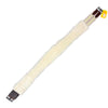 Edgewood Fancy Stitched Single Elastic Removable Sheepskin Girth in Brown