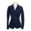 Cavalleria Toscana Embossed Line Zip Competition Jacket  in Navy
