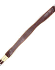Edgewood Fancy Stitch Sheepskin Girth in Brown