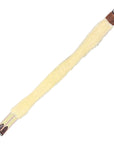 Edgewood Fancy Stitch Sheepskin Girth in Brown