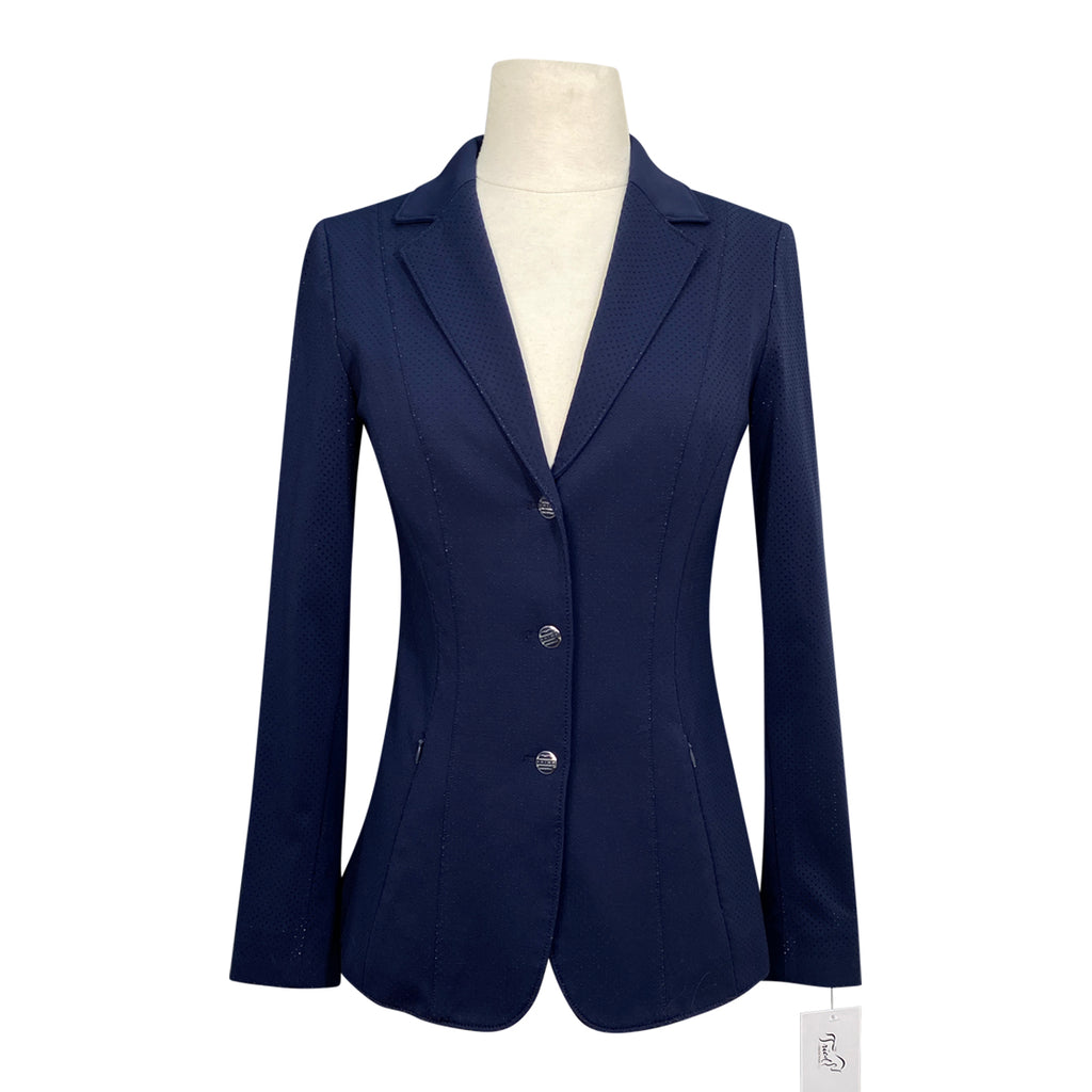Animo Perforated Show Jacket in Navy - Women's IT 40 (US 6)