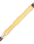 Edgewood Sheepskin Single End Elastic Girth in Brown