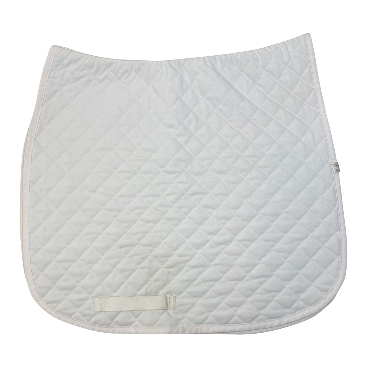 Lettia CoolMax Quilted Dressage Pad in White