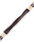 Edgewood Sheepskin Double End Elastic Girth in Brown