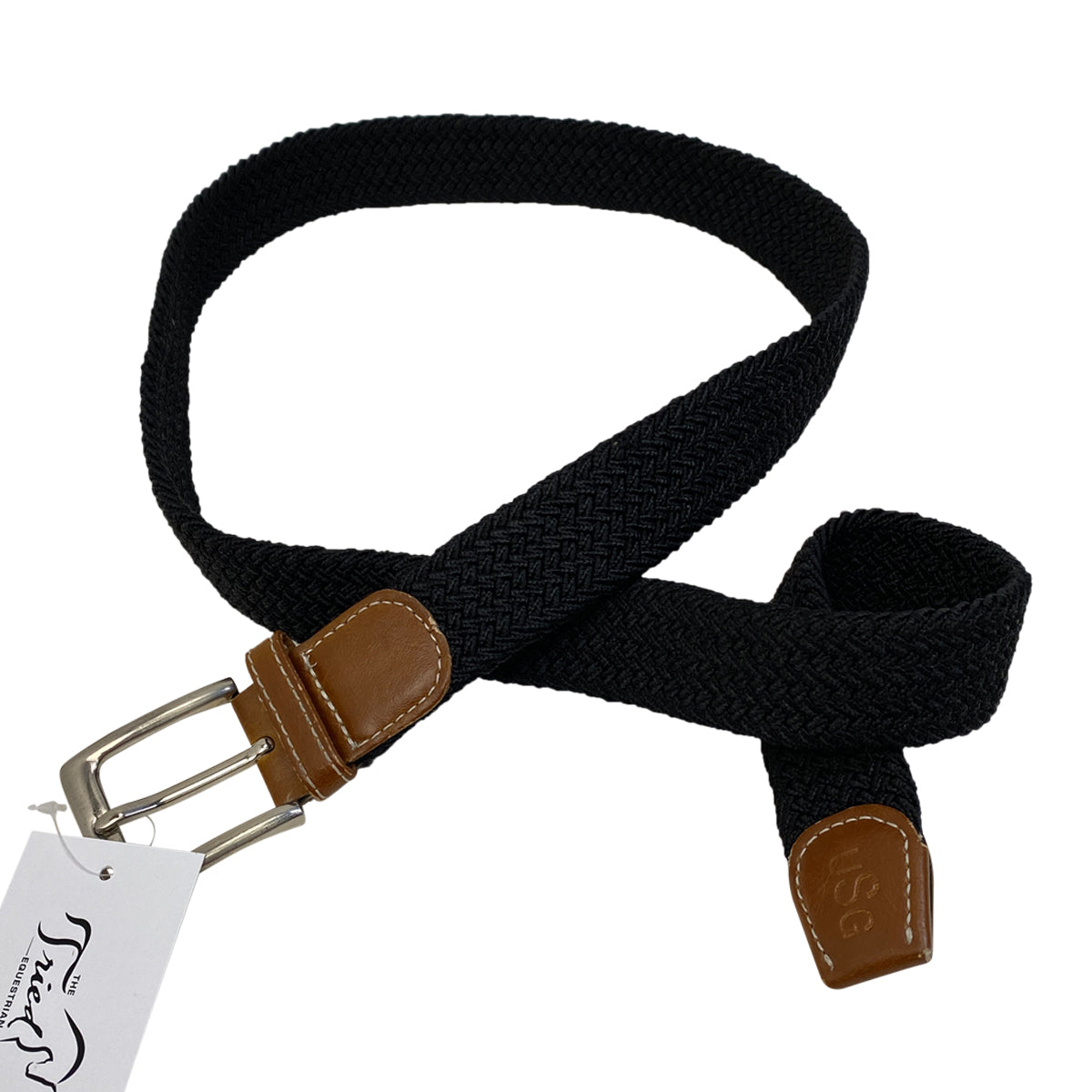 USG Braided Belt in Black - Women's XS