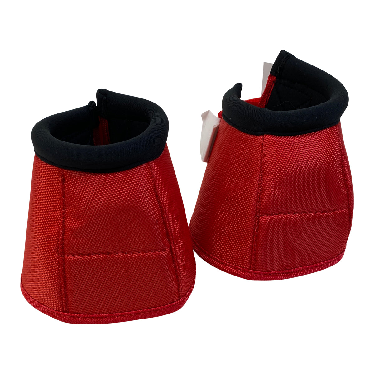 Rugged Ride Ballistic Nylon No-Turn Overreach Bell Boots in Red
