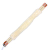 Edgewood Sheepskin Double End Elastic Girth in Chestnut 