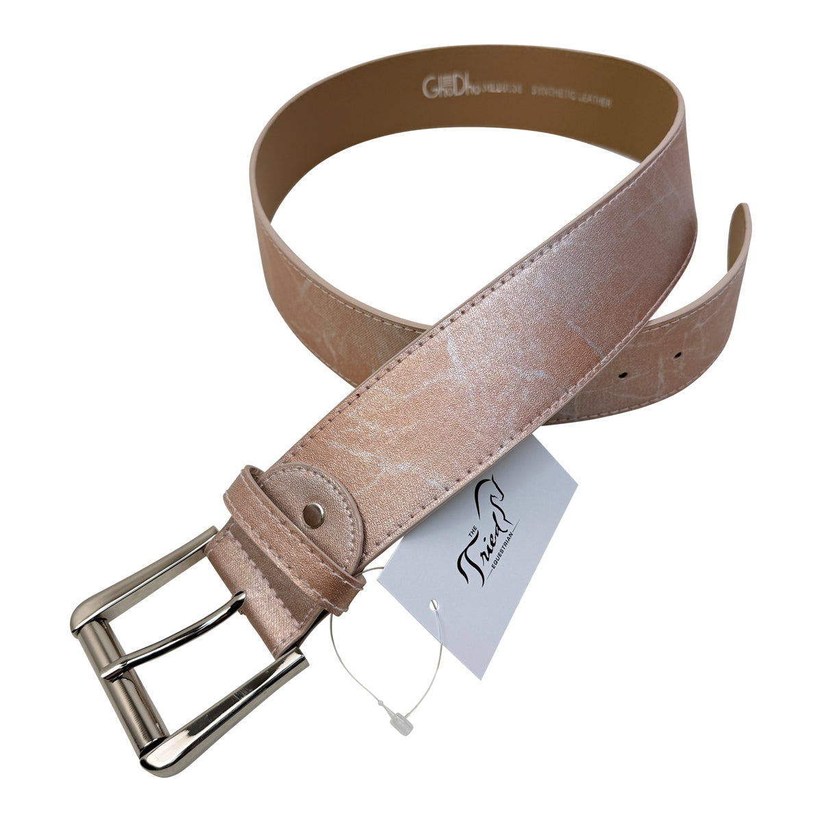 GhoDho Cruelty Free Belt in Metallic Rose Gold