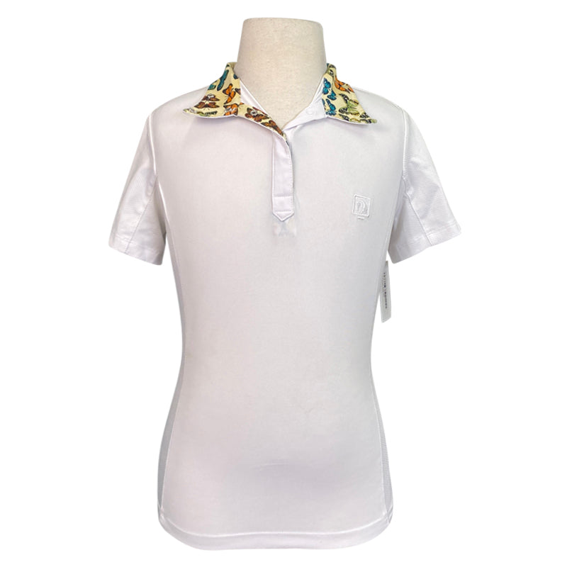 Romfh 'Sarah' Show Shirt in White/Butterflies