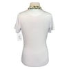 Back of Romfh 'Sarah' Show Shirt in White/Butterflies