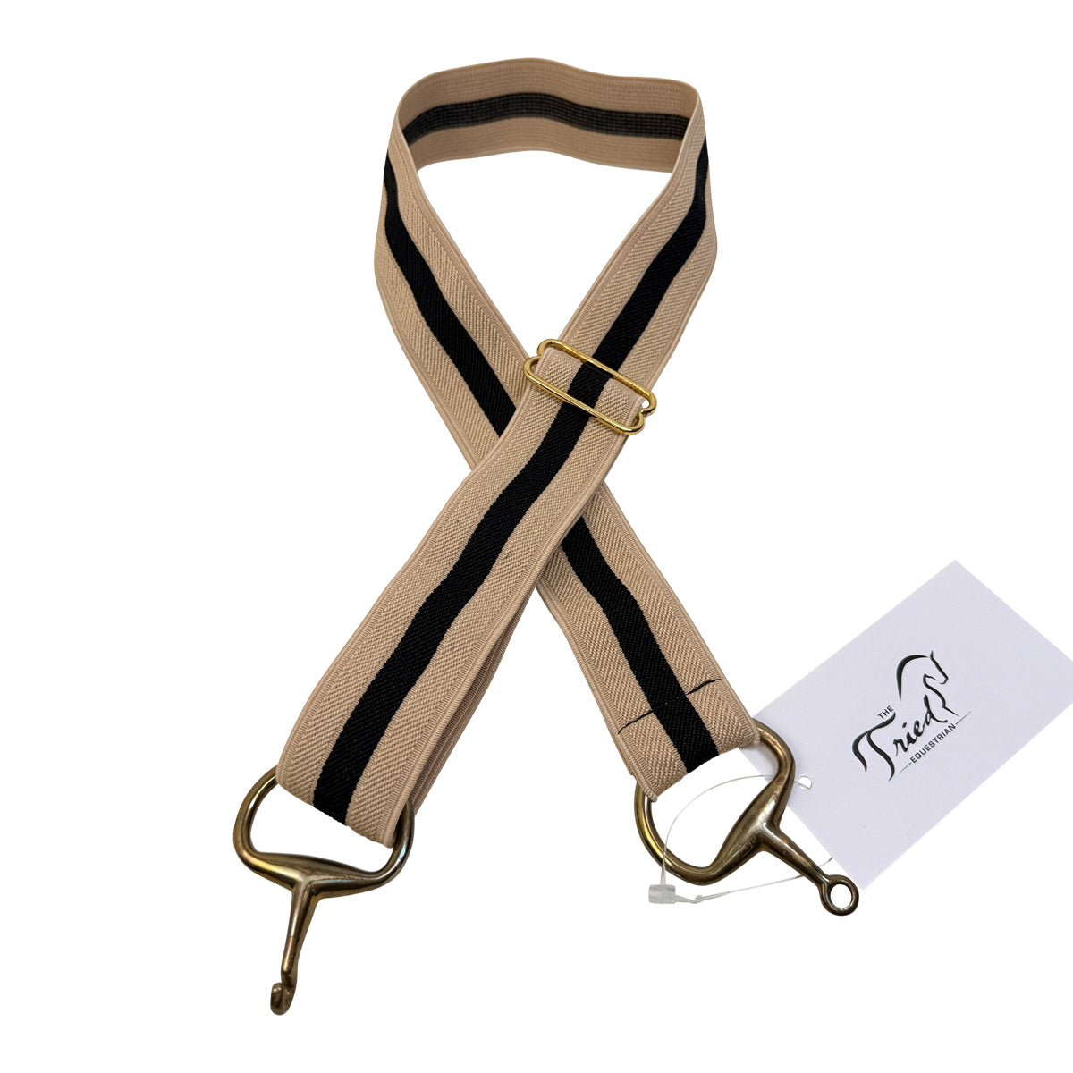 Ellany 2" Snaffle Belt in Tan/Black