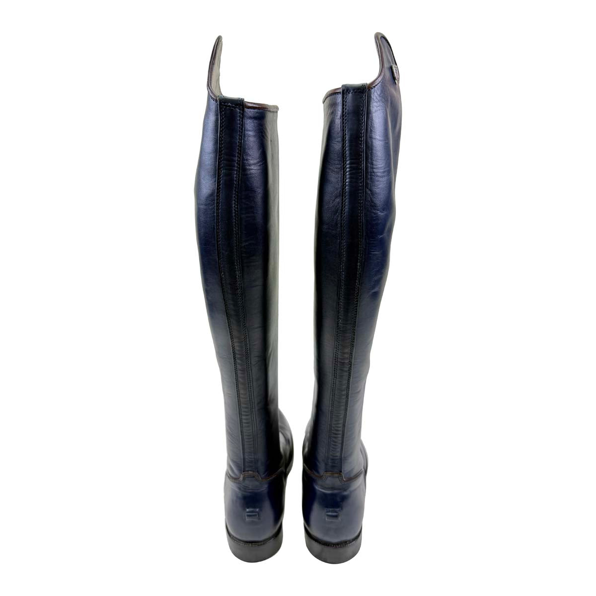 LM Custom Dressage Boots in Navy/Chocolate
