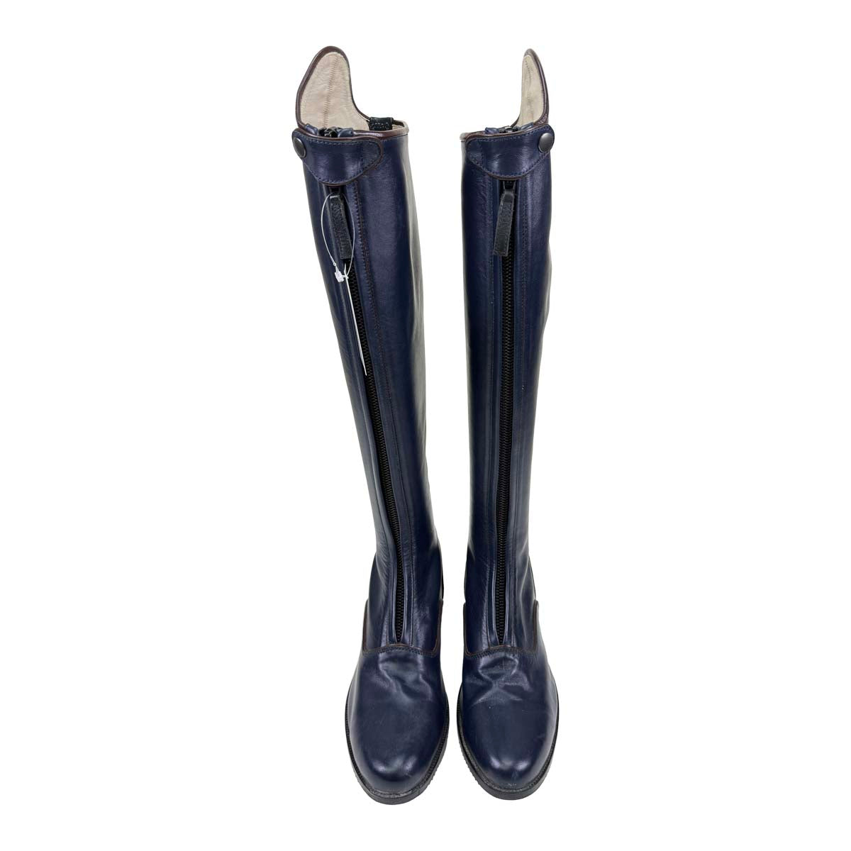 LM Custom Dressage Boots in Navy/Chocolate