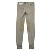 Back of Smartpak Piper Knee Patch Breeches in Beige / Seafoam Green 