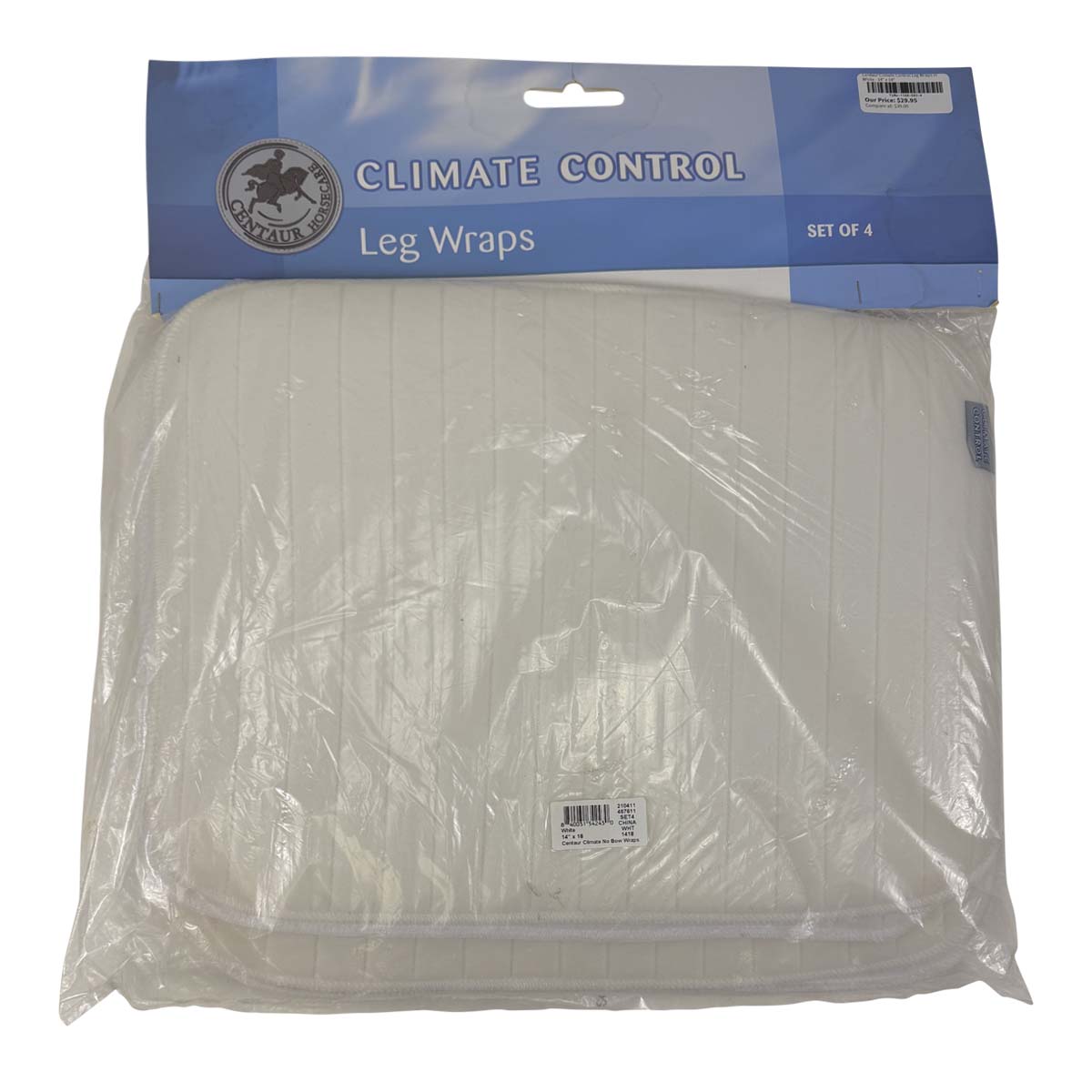 Centaur Climate Control Leg Wraps in White 