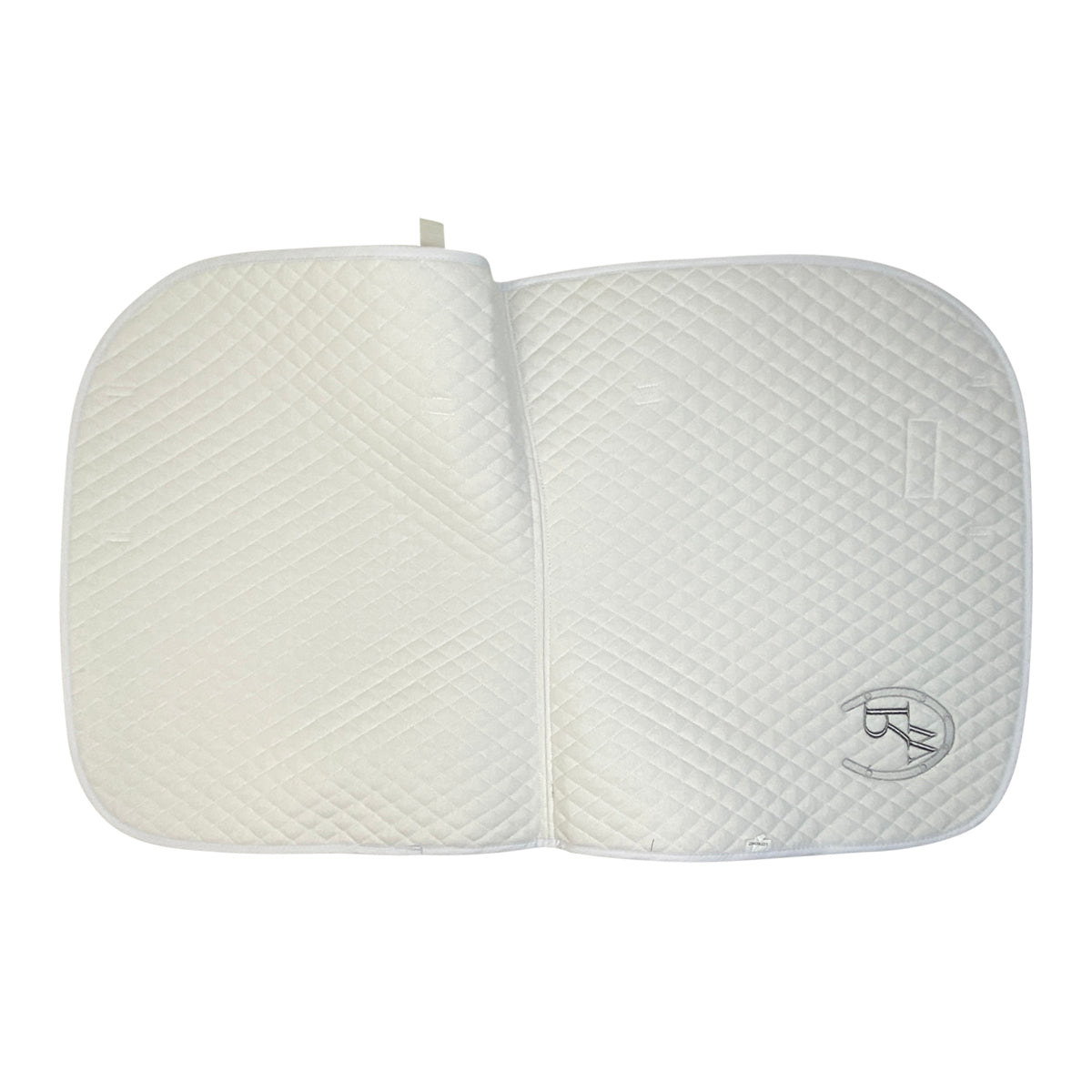 Riding Warehouse Professional&#39;s Choice Logo Dressage Pad in White - Full