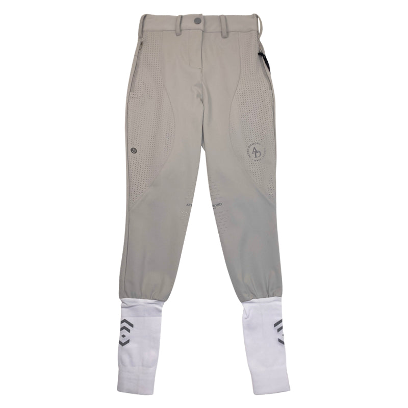 Aztec Diamond 'AD' Performance Breeches in Soft Grey