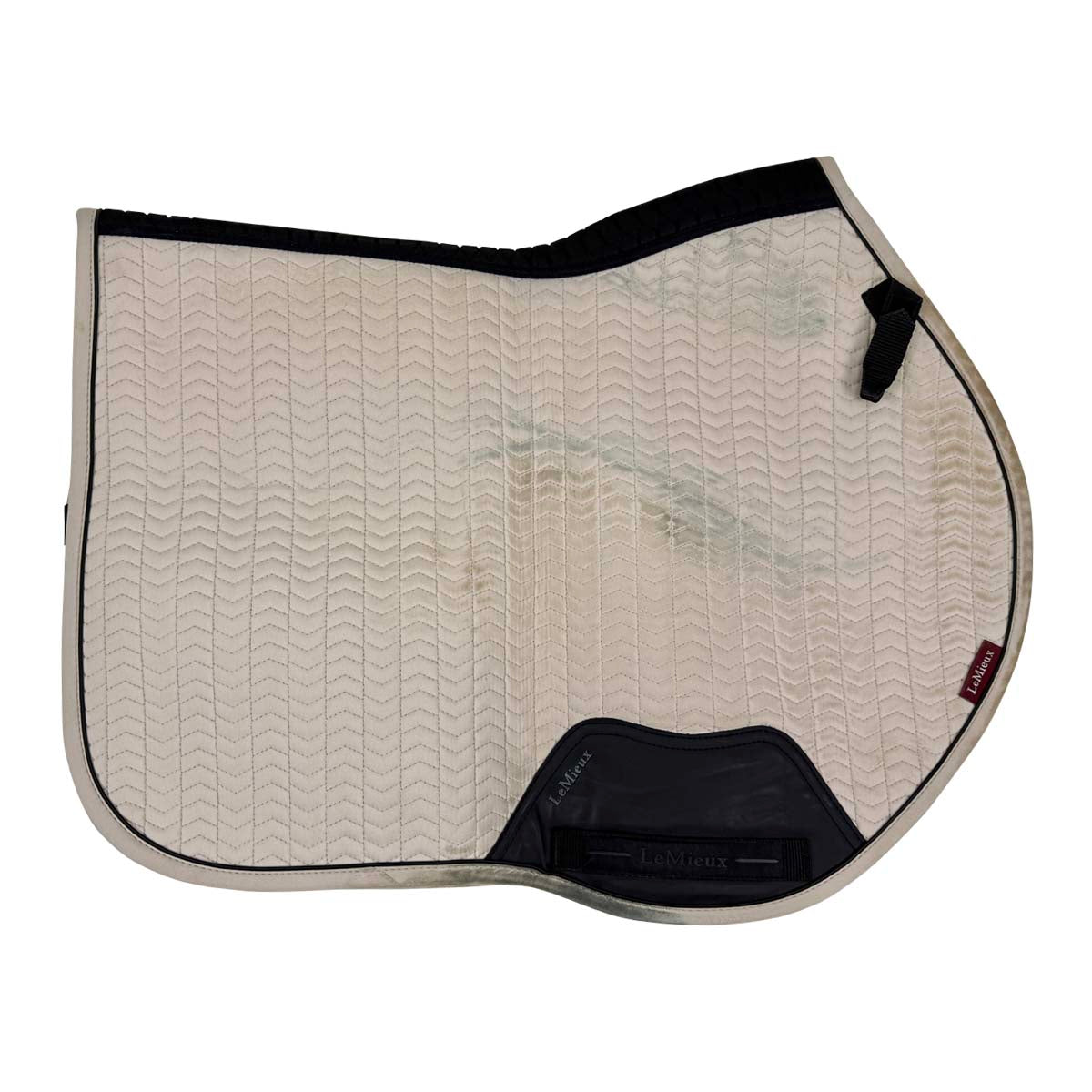 Lemieux 'Finesse' EJ Square Saddle Pad in White