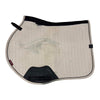 Lemieux 'Finesse' EJ Square Saddle Pad in White
