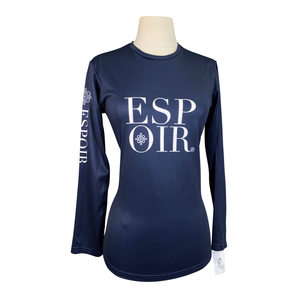Espoir 'Lumiere' Shirt in Navy - Women's Small