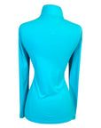Asmar Equestrian Longsleeve Polo in Aqua  - Women's Small